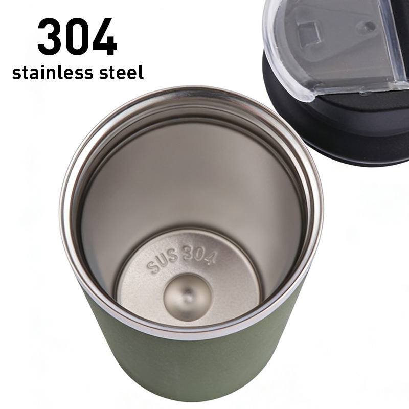 Foska Good Quality 510ml Green Thermos Cup Sport Water Bottle for Daily Use