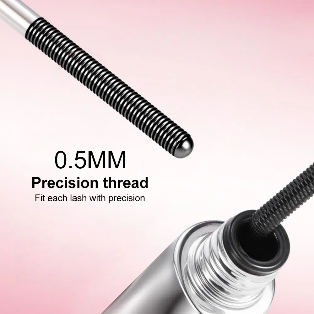 Best Waterproof Hypoallergenic Extension Lengthening Curling Eyelash Mascara Makeup Cosmetics Steel Brush