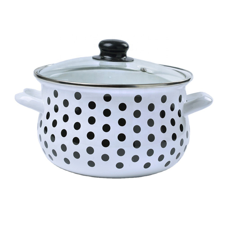 Turkey Pot Enamel Casserole Pot 16cm 18cm 20cm 22cm 24cm 26cm Enamel Casserole with Lid