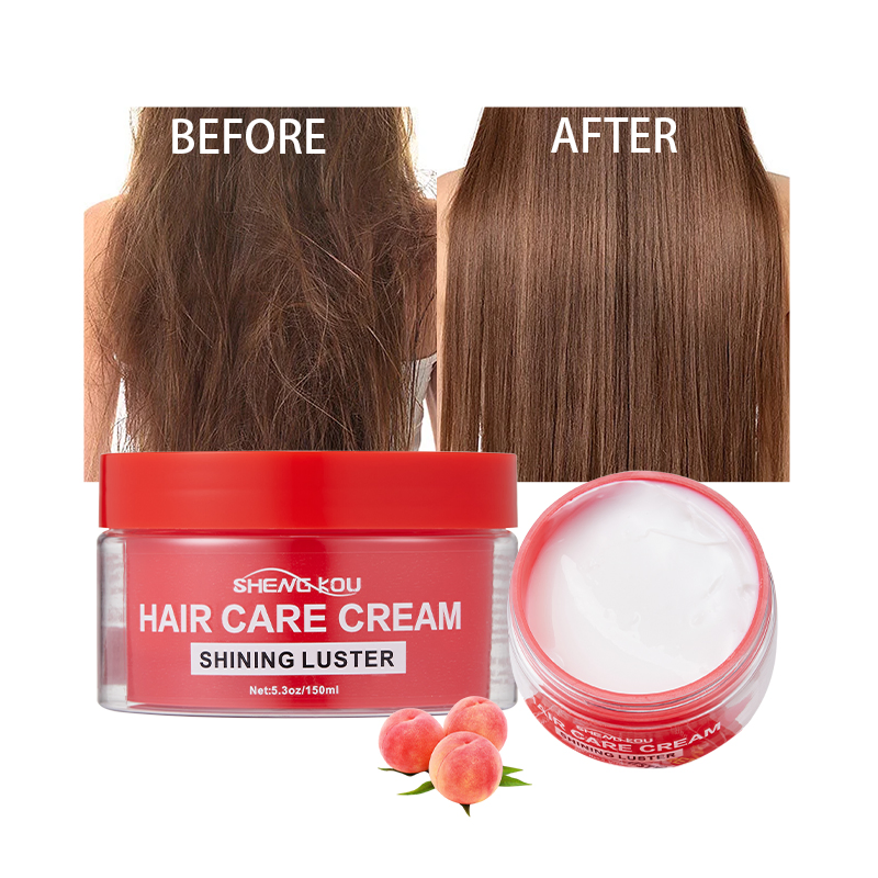 Factory Custom Sulfate Free Peppermint Scalp Itching Relief Hair Moisture Cream for All Hair Type