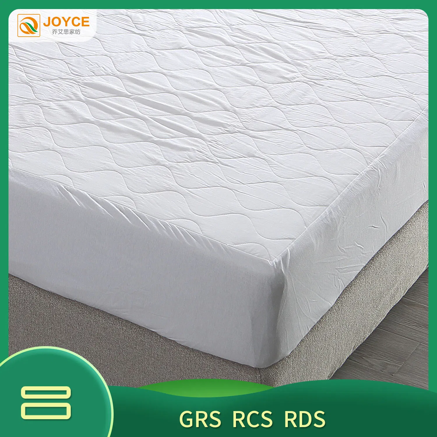 China Supplier Factory Price 100% Cotton Fabric Filling Cotton Mattress Cover for Better Sleep