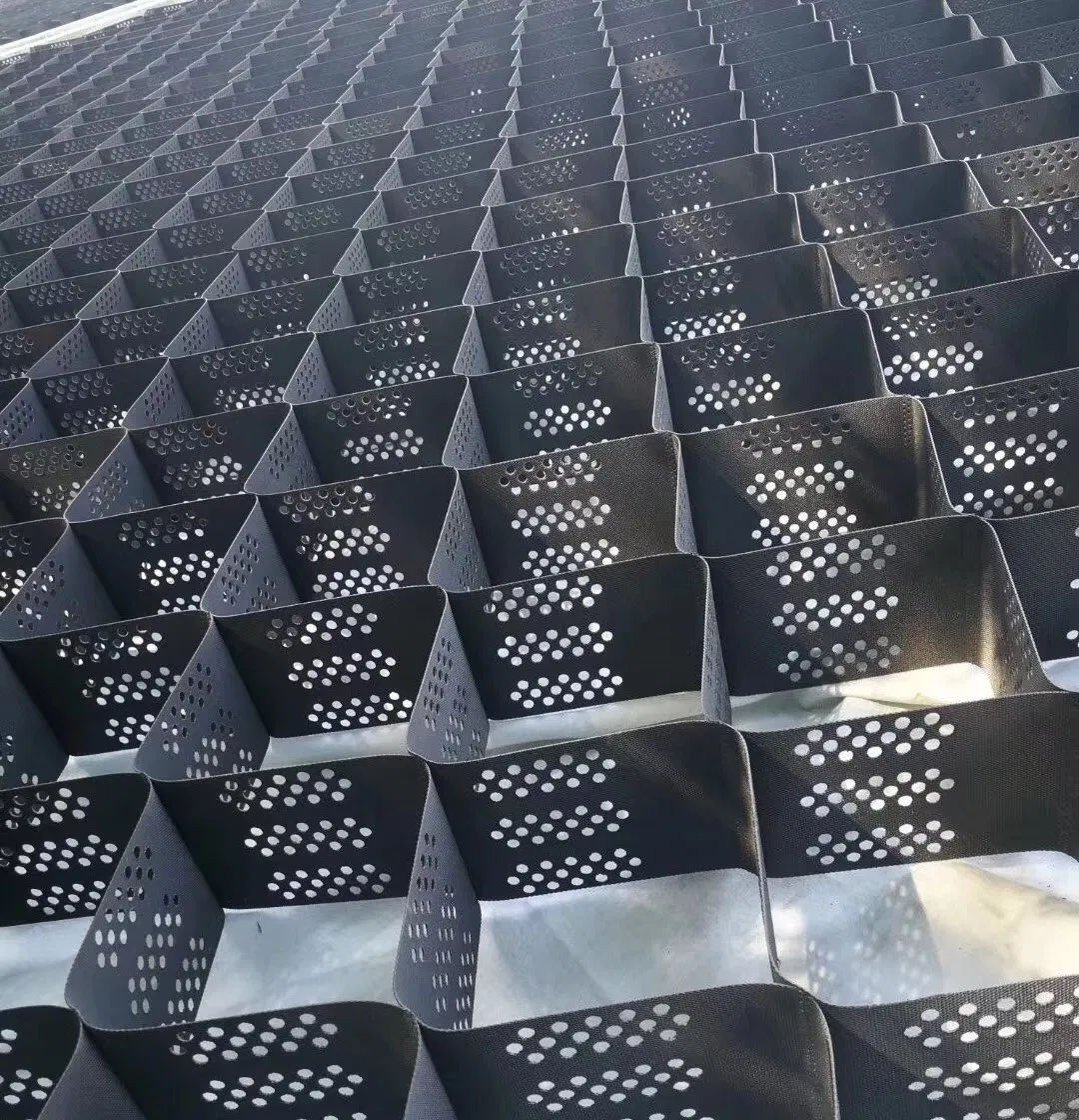 Cellular Confinement System Gravel HDPE Geocell for Road Retaining Wall Erosion Control
