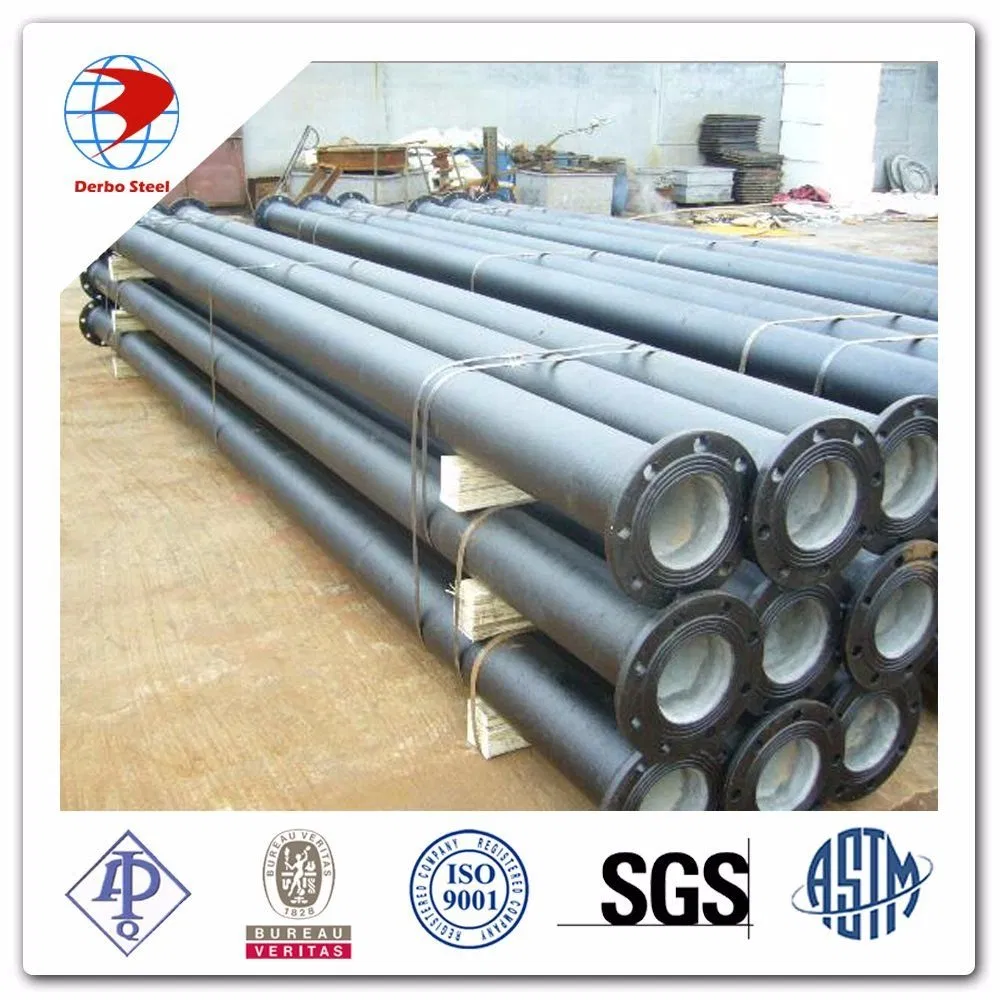 ISO2531 Dn300 K9 Flange End Ductile Iron Pipe