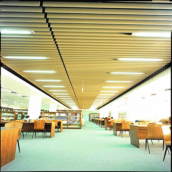 Building Material Acoustic Ceiling Aluminum Suspended Strip Ceiling for Office