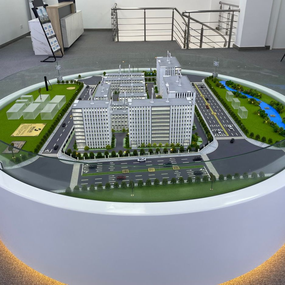 3D Modern Professional Customized Industrial Park Overall Planning Display Sand Table Model