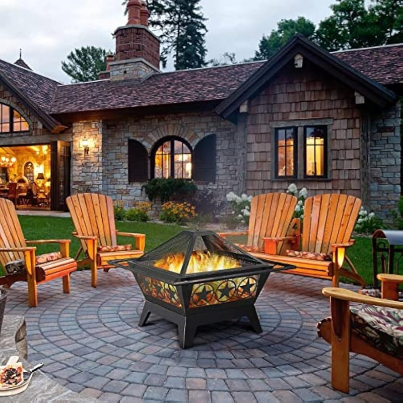 Hot-Selling Stable Eco-Friendly Metal Burning Outdoor Furniture Patio Heaters Fire Pit