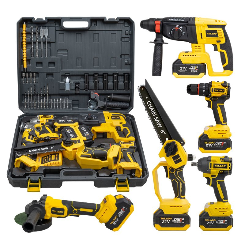 High-Performance Cordless Power Tools Set for Efficient Work