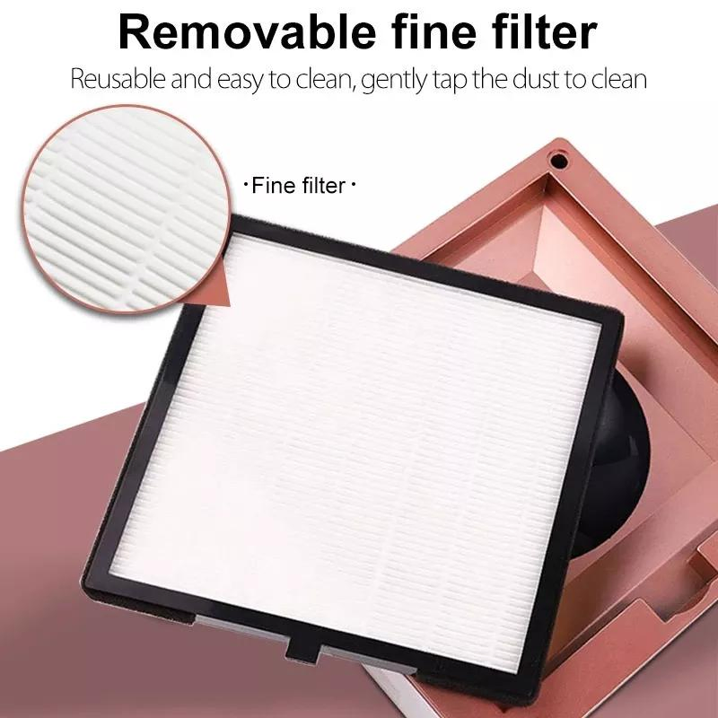 60W (MAX) Professional Nail Art Vacuum Cleaner High Power Electric Nail Dust Collector for Manicure Salon