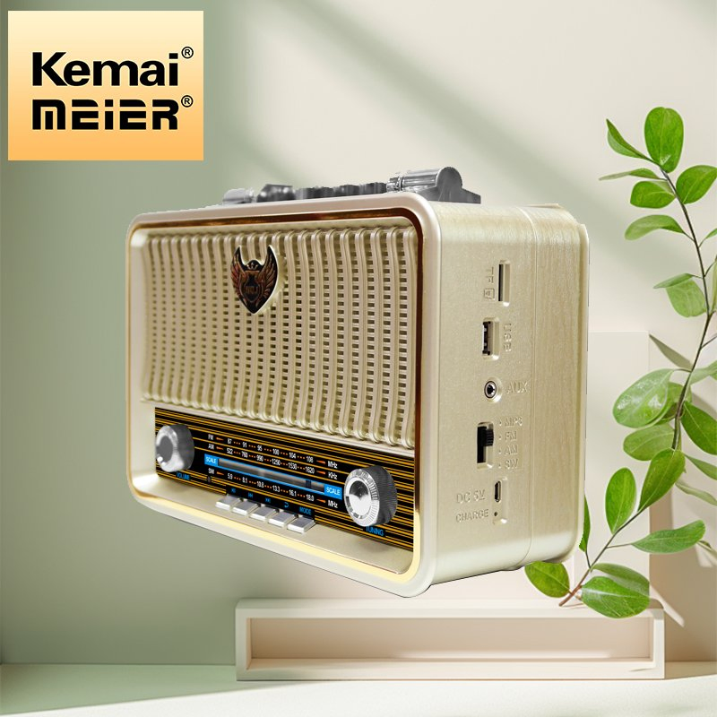 High Sound Quality Am, FM and Broadcast Function Handle Portable Radio