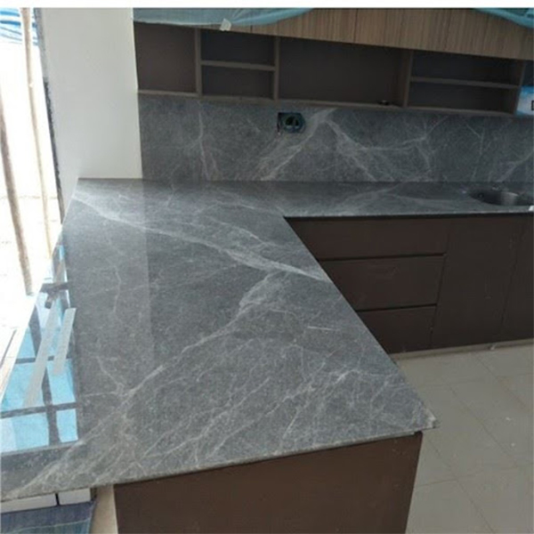 Natural Grey Marble Stone for Countertops Island Top