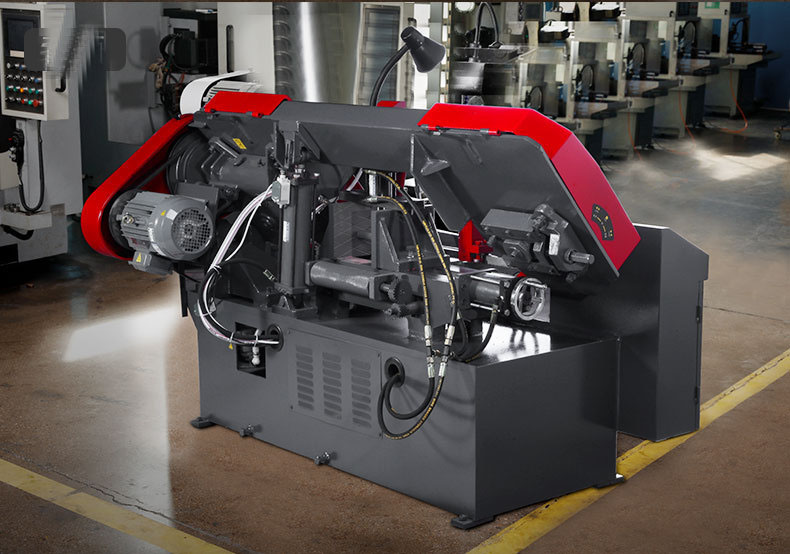 Станок ленточнопильный автоматический настольный угловой резки 0-45° 4028