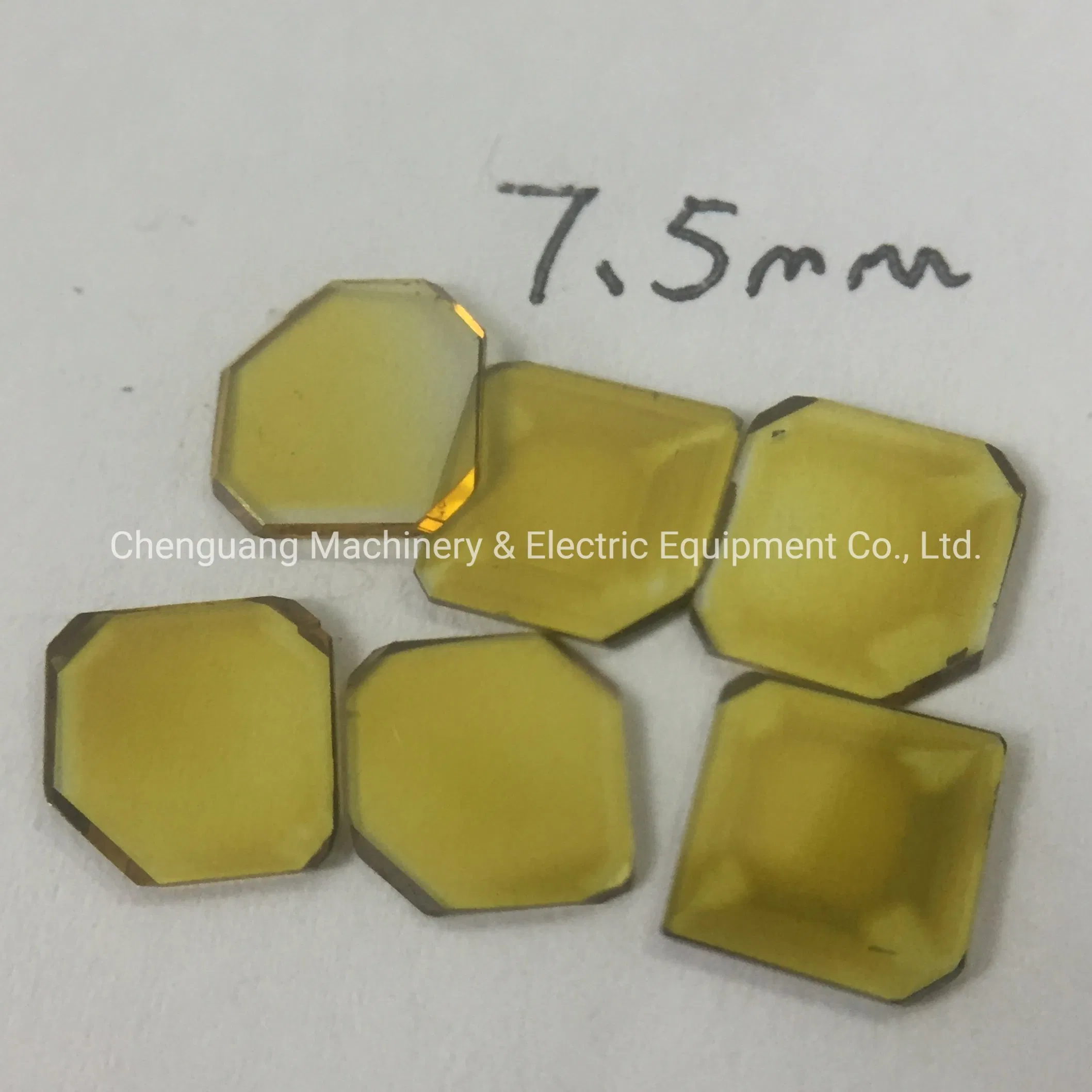 Желтый HPHT алмаз 7 мм для затравки