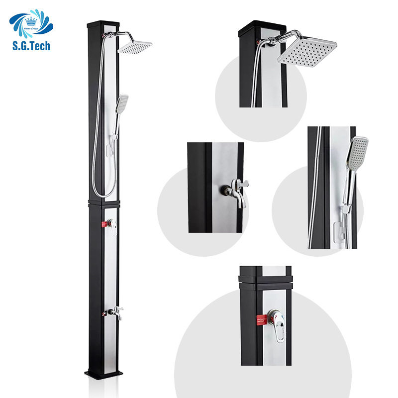 Water Crown Durable Stainless Steel Pool Shower System