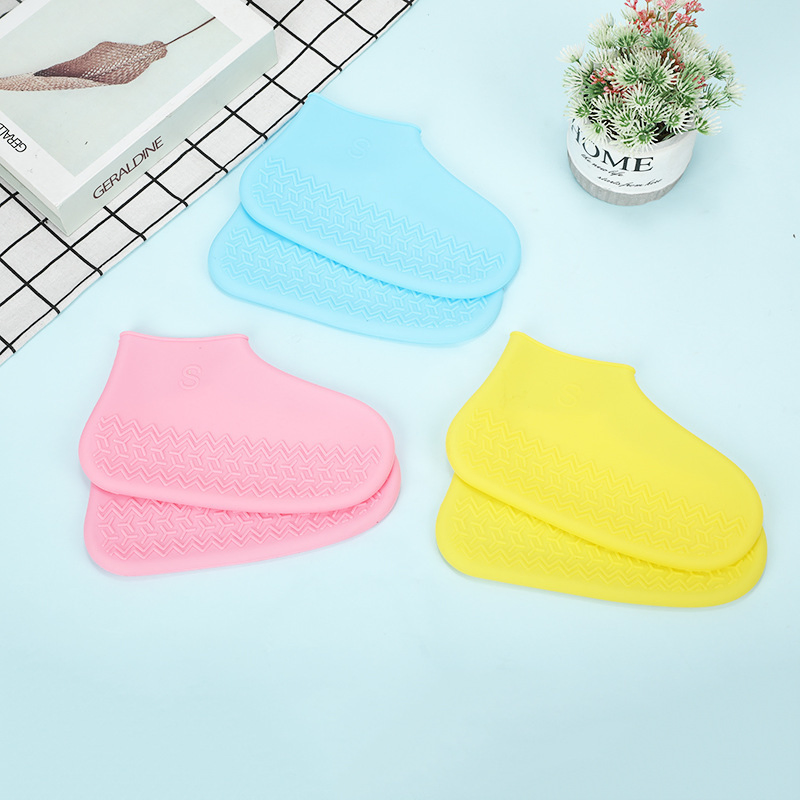 Waterproof Shoes Covers Overshoes Silicone Rainproof Portable Shoe Protectors