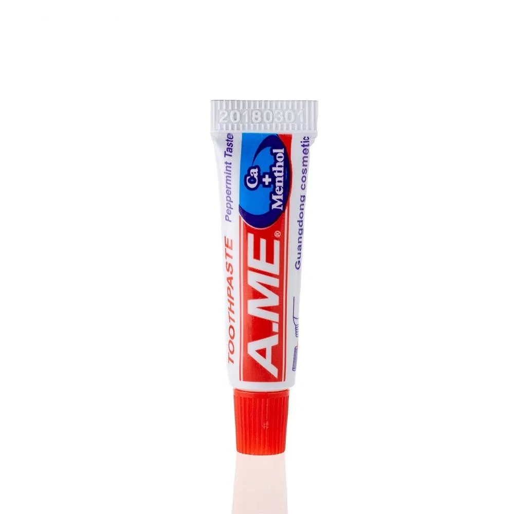 Travel-Ready Single-Use Toothpaste in Convenient 3G, 6g, and 10g Sizes
