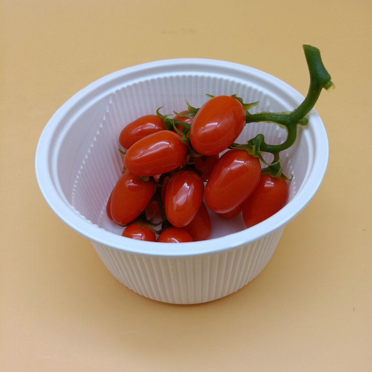 Environmentally Friendly Compostable Corn Starch Disposable Takeaway Bowl