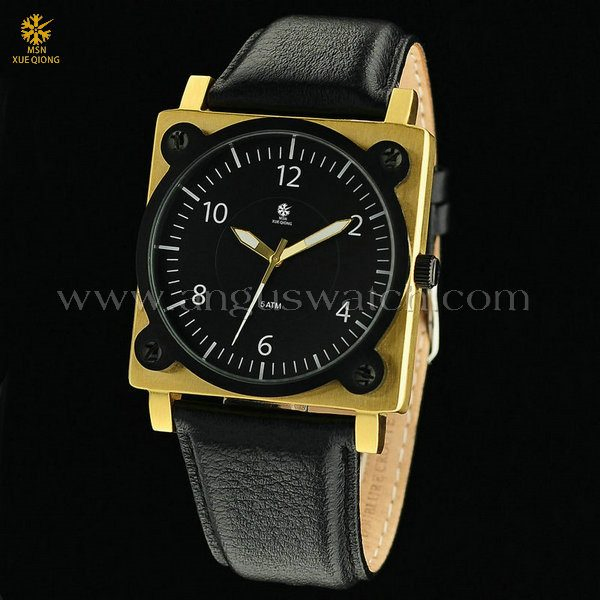 Custom Square Stainless Steel Wrist Watch