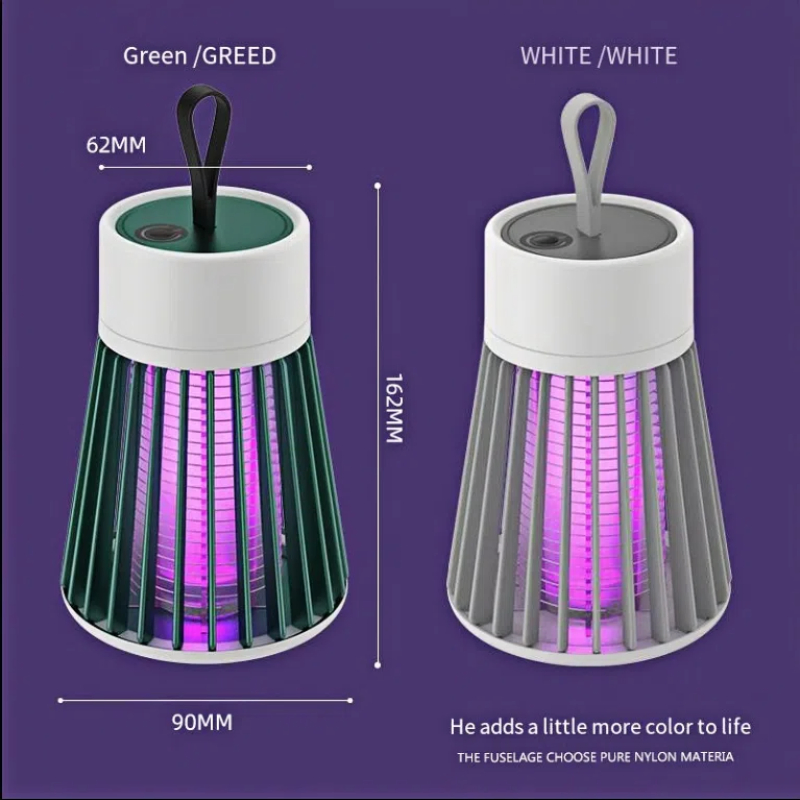 2 in 1 LED Trap Light Indoor Anti Mosquito Killer Repeller Rechargeable Mosquito Zapper