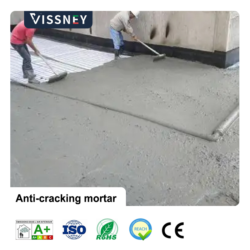 Vissney Expert Formulated Anti Crack Mortar for Superior Repair of Concrete Building Facades