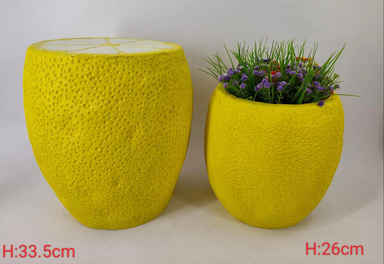 Кашпо и табурет Арбуз-Клубника из МГО