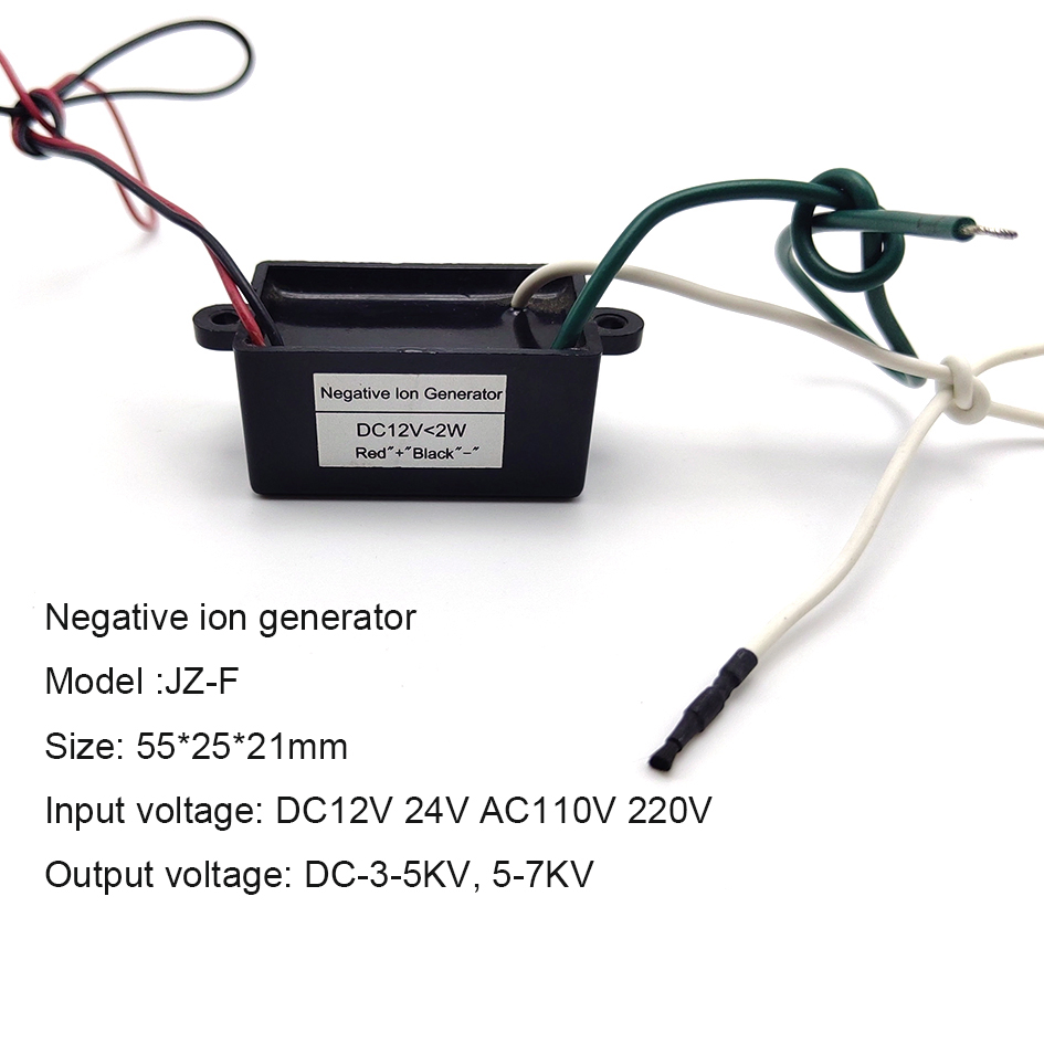 Small 12VDC Household Air Purifier Parts 5kv Negative Ion Generator