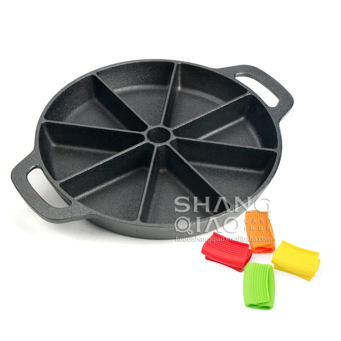 Чугунная форма для скоунов и кукурузного хлеба, 9 долек