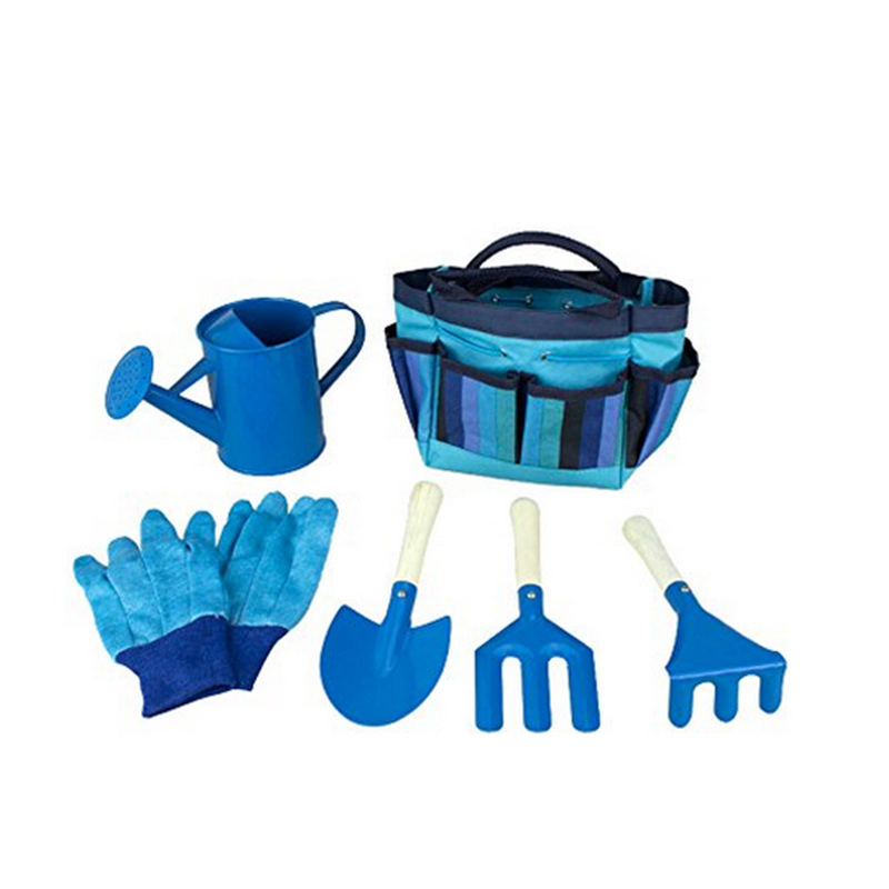 Kids Garden Tools Set Hand Tools and Equipment Kit with Shovel Fork Rake