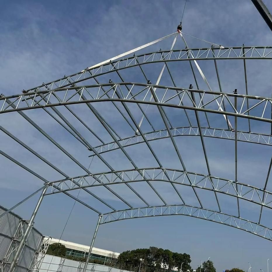 Eco-Friendliness Prefabricated Steel Structure 3s/4s Exhibition Shop for Car Showroom