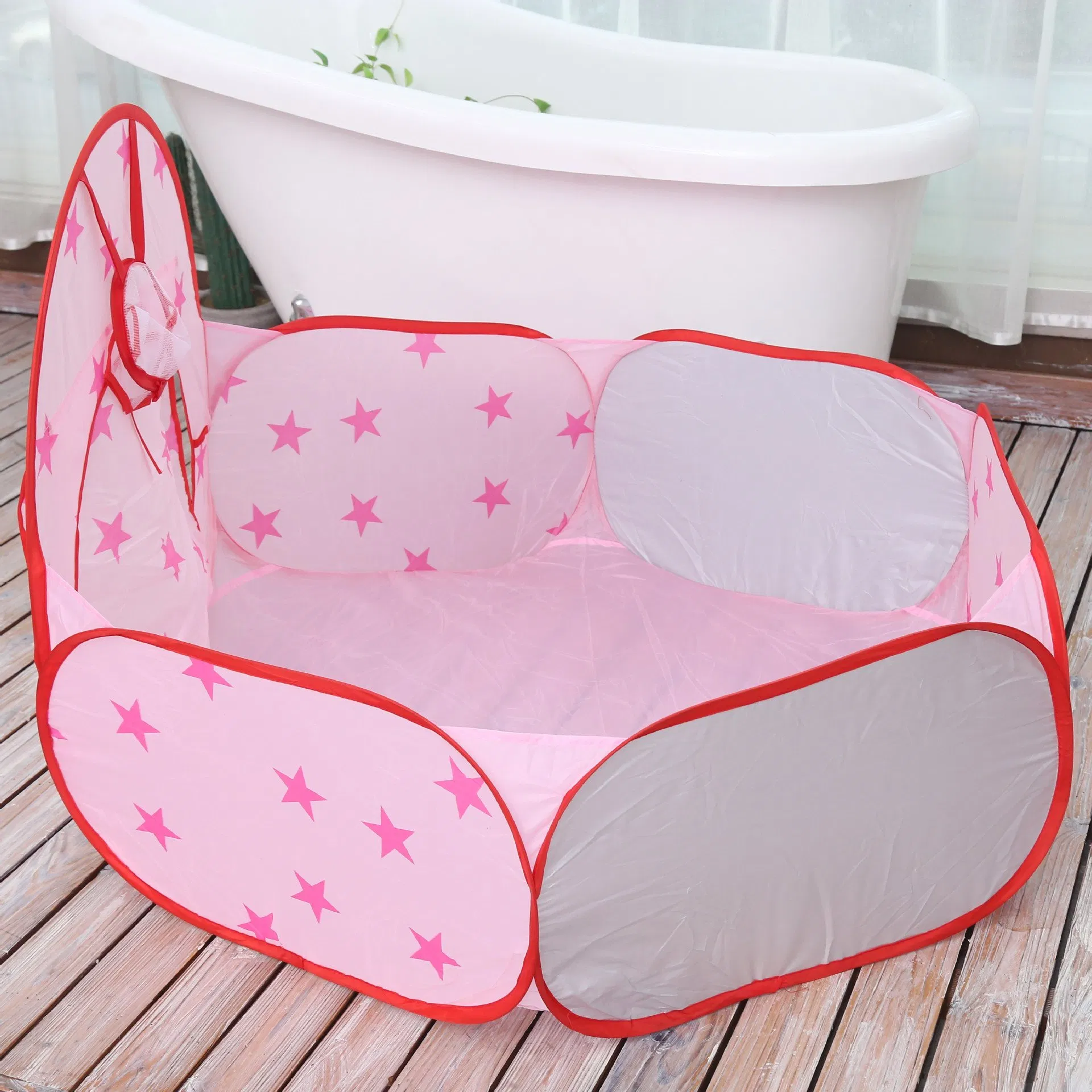 3PCS Princess Fairy Tale Castle Tent Play House Crawl Tunnel & Ball Pit for Kids Toddlers