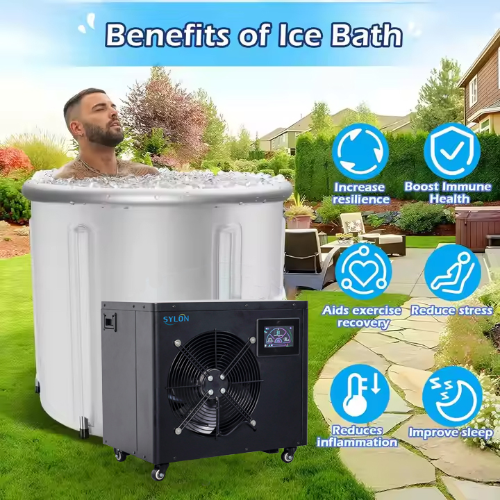 Чиллер для ледяной ванны 1HP, ультратихий, 110V
