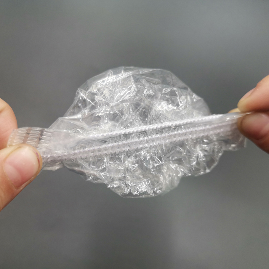 Disposable Hygienic Sanitary Bath Cap Earmuff Transparent Ear Cover