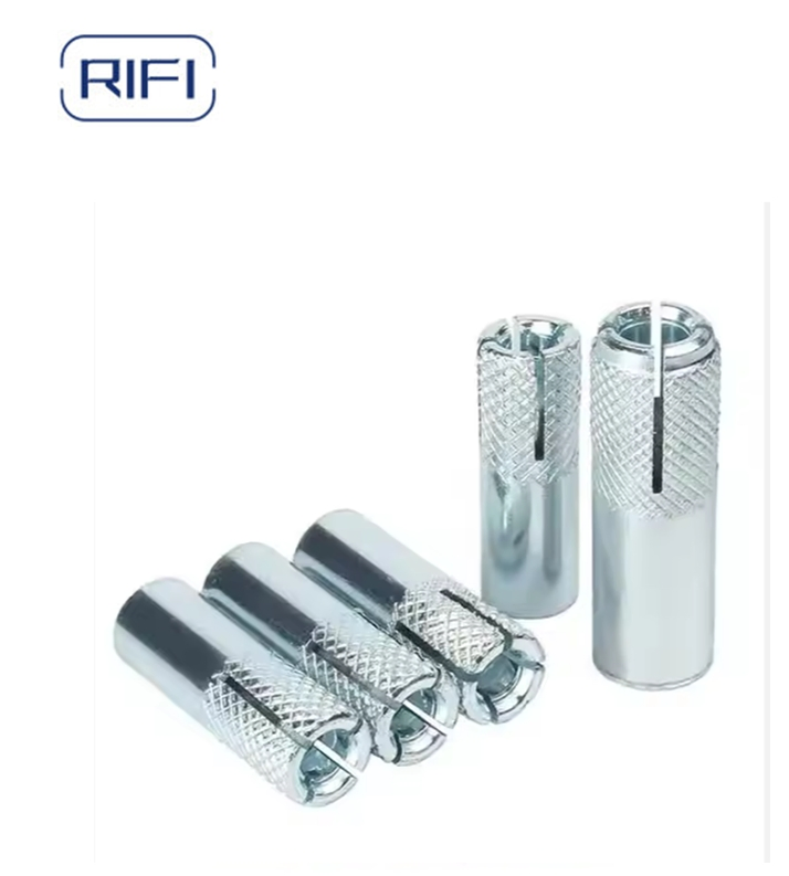 Анкерный болт клиновой для бетона Drop-in, оцинкованный