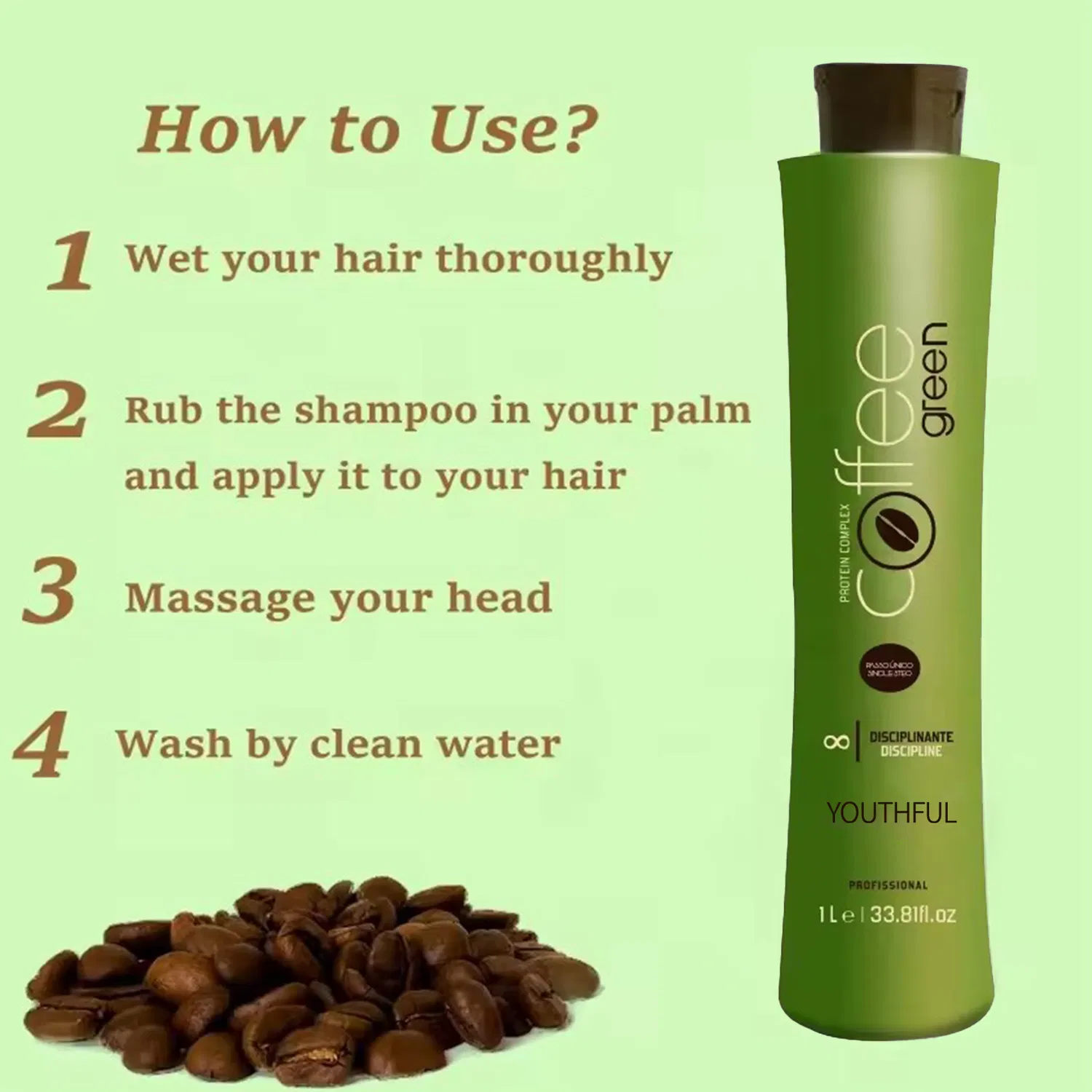 Natural Keratin Protein Hair Straightening Cream