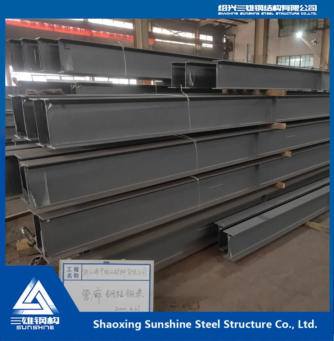 Heavy-Duty Steel Columns and Beams for Industrial Pipe Support