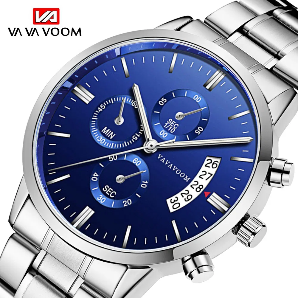 Men's Calendar Chronograph Quartz Gift Watch Waterproof in 5 Colors Lurxy Sport Style