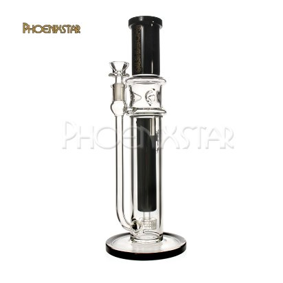 Phoenix Star 14 Inches Round Base Mixed Colors Smoking Glass Water Pipe New Design