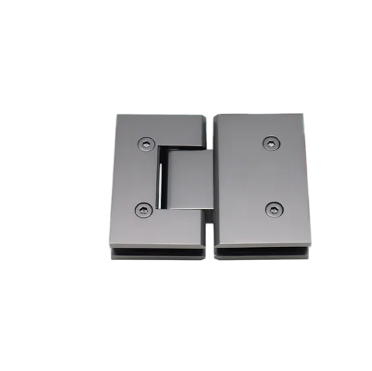 Modern Right Angle Brass Hinges for Glass Shower Enclosures