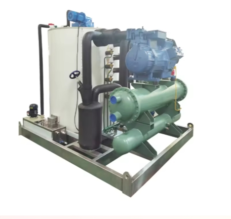 2 Ton Per Day Ecoice Fresh Water Ice Maker Flake Ice Making Machine for Seafood Processing