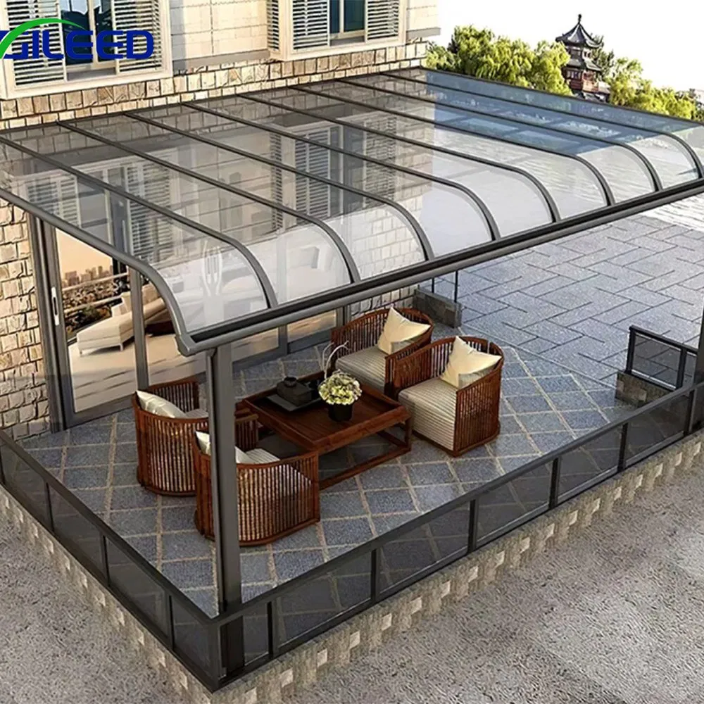 Outdoor Good Quality Large Aluminum Column Type Sunshade Sheltering Canopy