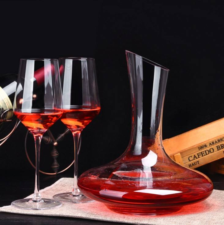 Handmade Wine Accessories Glass Wine Decanter for Hotel