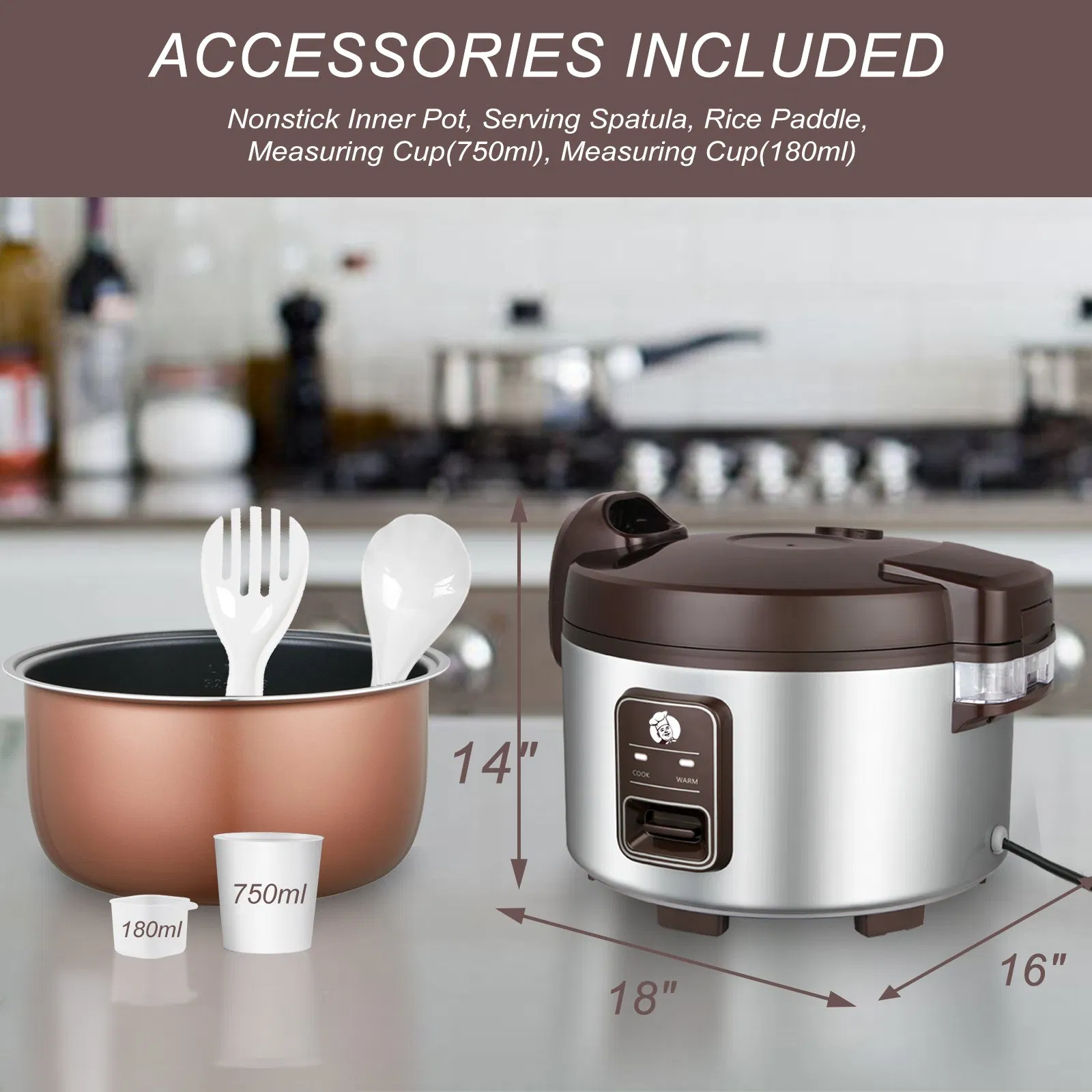 Ready to Ship Catering Rice Cooker Professionally Making Perfect Rice for Restaurants