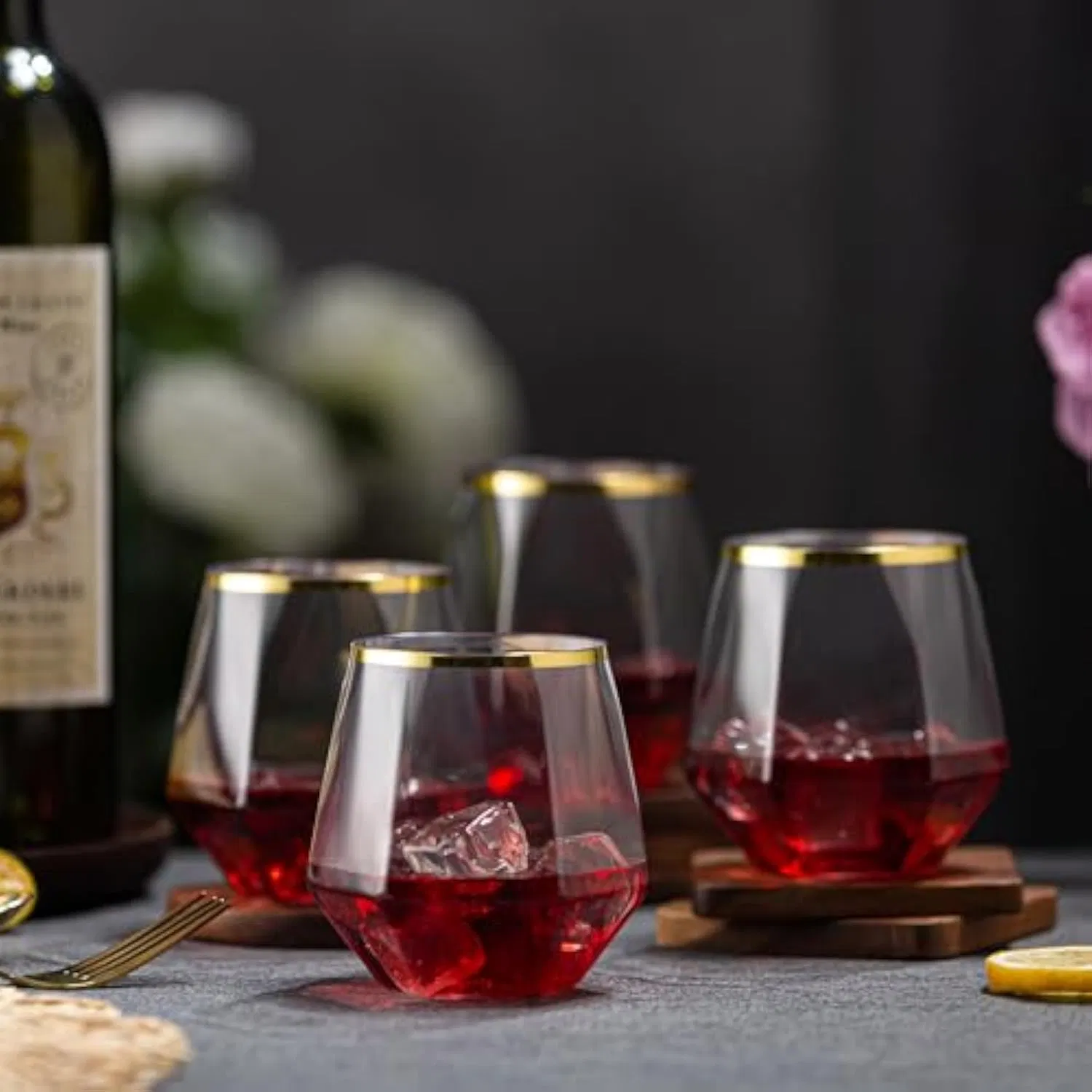 Небьющийся бокал для вина и шампанского Diamond Glassware, 12 унций