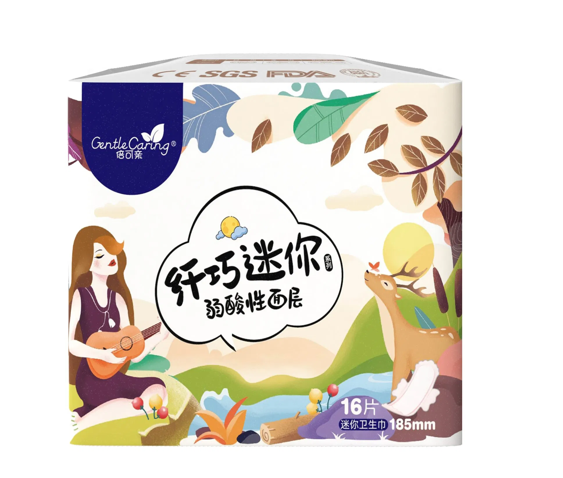 Jwc High Quality Sanitary Napkin From China Factory Produced