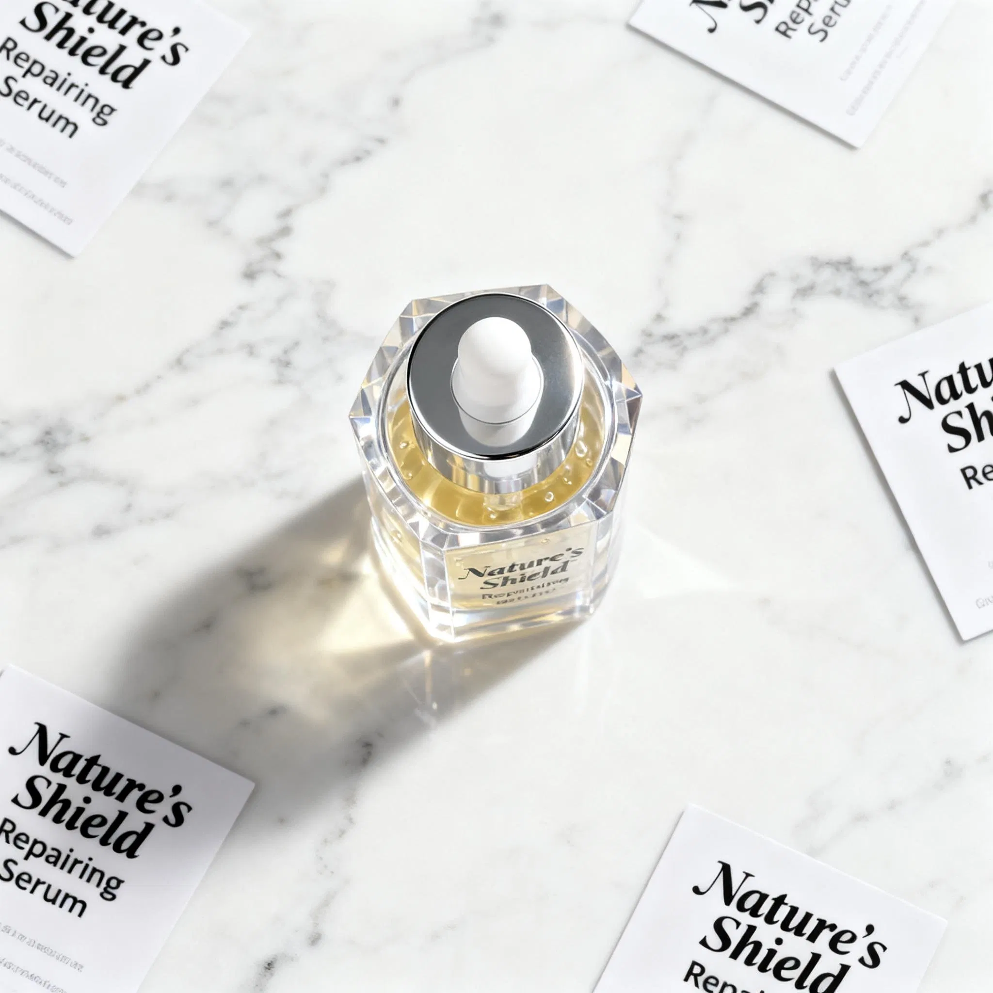 All-in-One 5in1 Repair Serum with Centella, Glyceroglucoside, Carnosine, Tripeptide-1 Face Serum for Simplified Yet Powerful Skincare Routine