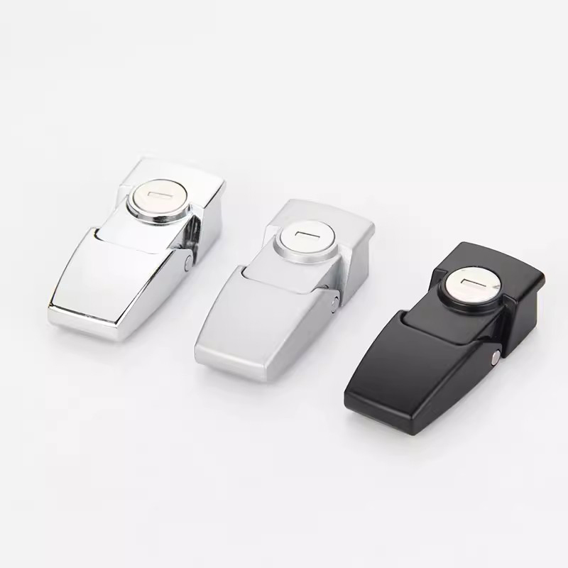 Black Coated Metal Cabinet Hasp Latch Dk604 Security Toggle Lock with Two Keys for High Security Applications