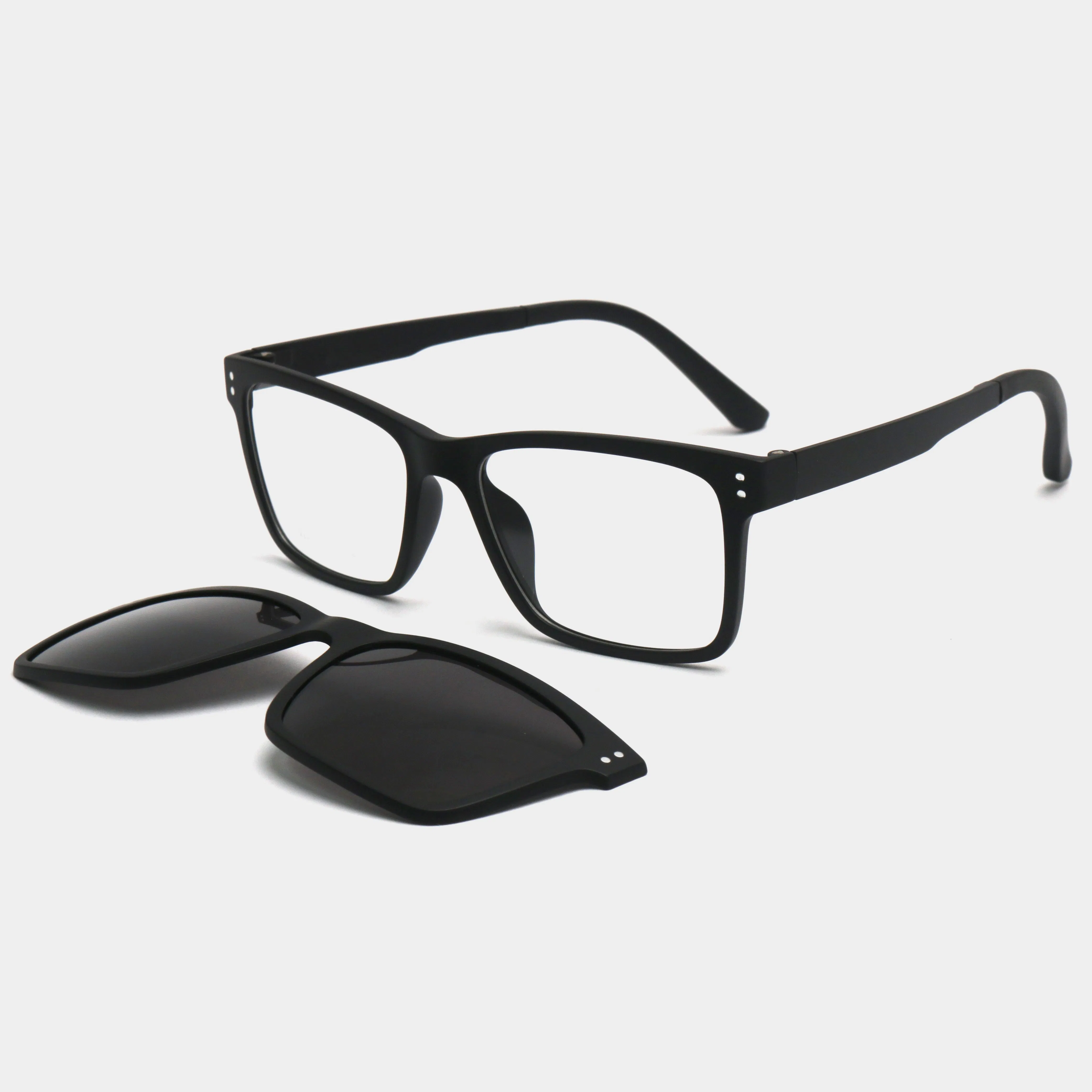 Magnetic Clip on Tr90 Optical Eyeglasses Frame UV400 Certified Fashion Style