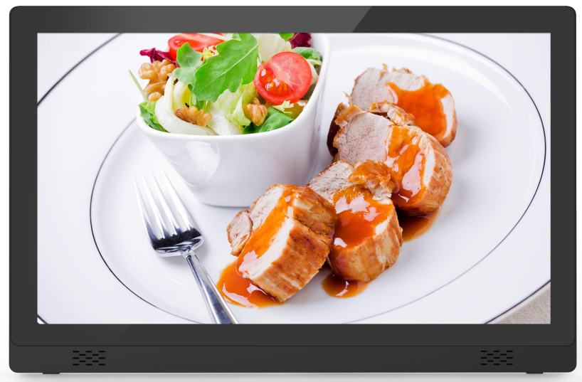 15.6-Inch Front Speaker Digital Photo Frame Wall-Mounted Advertising Player Android Touch All-in-One