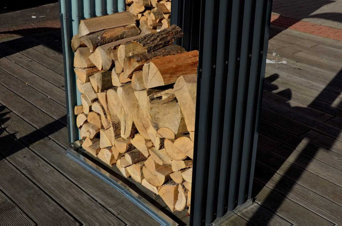 Long Size Heavy Duty Outdoor Firewood Shelf Wr21245106