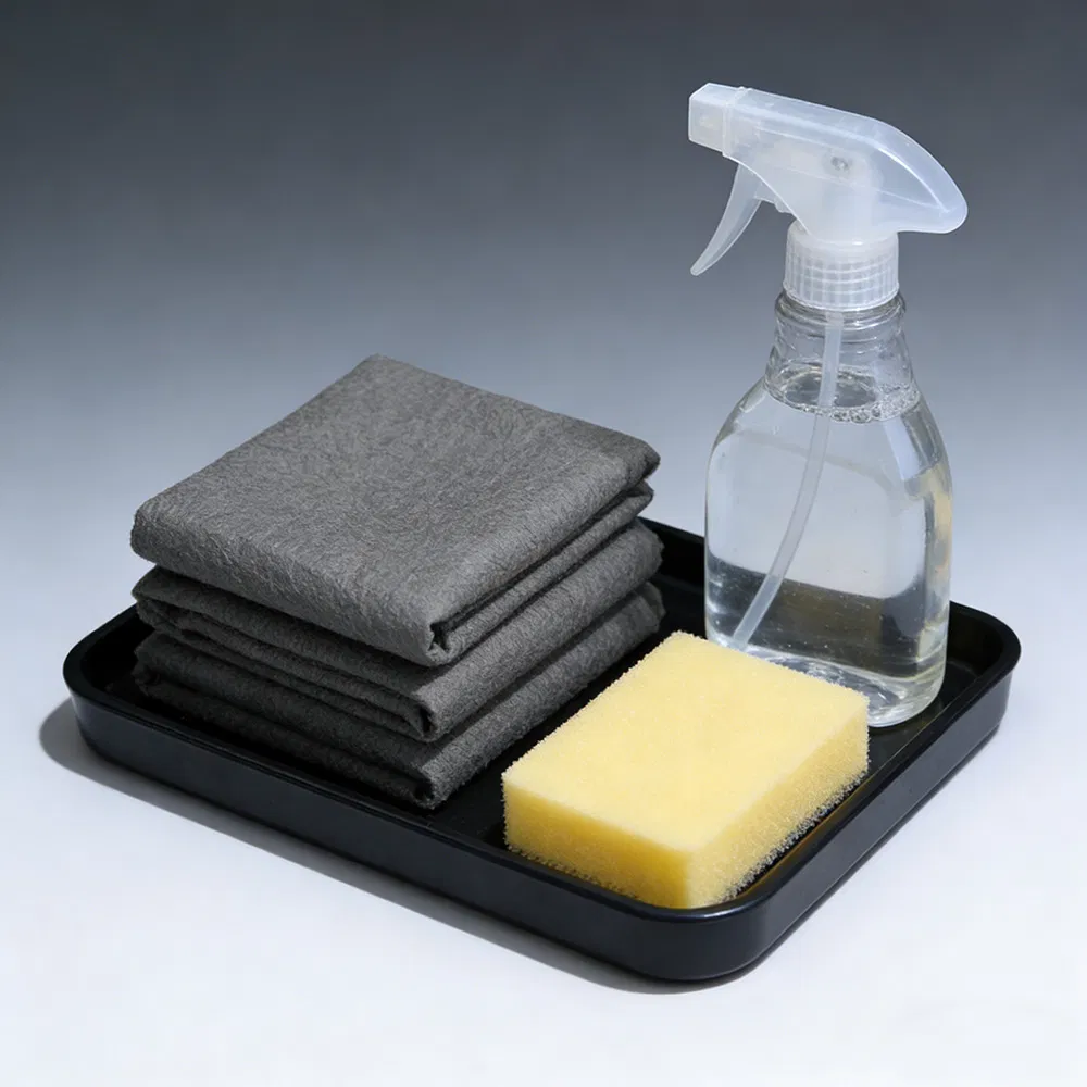 Microfiber Island Silk Magic Cloth Thickened Absorbent Towel for Glass, Car Cleaning