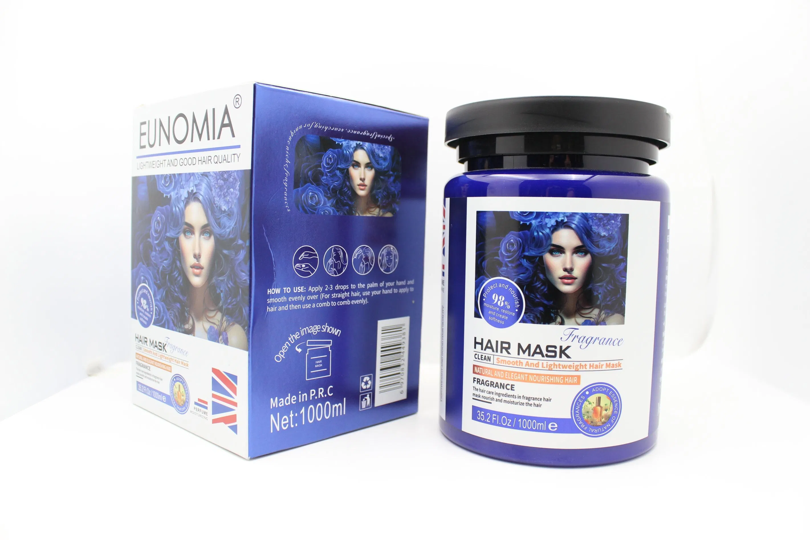 Personal Label Black Garlic Cream Leave-in Hair Mask Reduce Hair Loss Moisturizing 2-in-1 Professional Salon Hair Treatment
